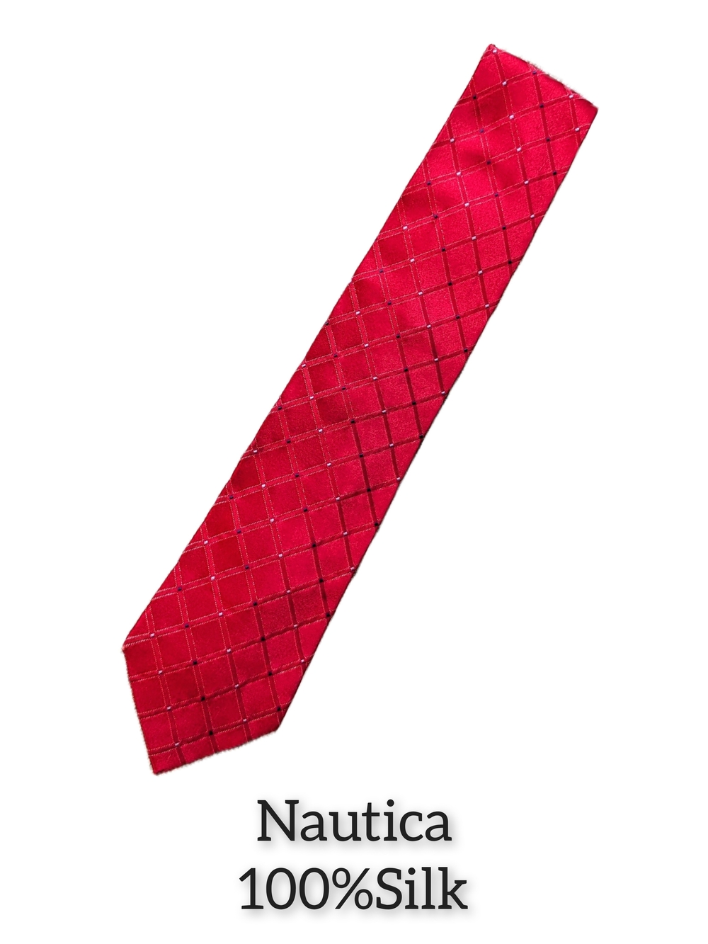 Nautica Red Silk Men's Tie